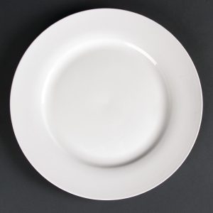 Lumina Wide Rim Round Plates 270mm (Pack of 4)