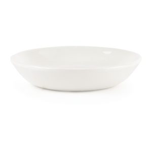 Churchill Plain Whiteware Butter Dish (Pack of 24)