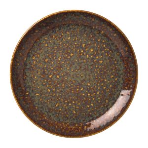 Steelite Vesuvius Coupe Plates Amber 280mm (Pack of 12)