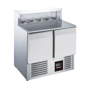 Blizzard 2 Door Compact Gastronorm Pizza Prep Counter 240L