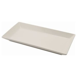 Genware Fine China Rectangular Dish 35cm/14″