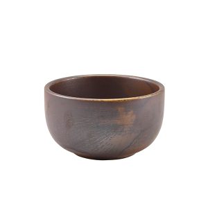 Terra Porcelain Rustic Copper Round Bowl 12.5cm QTY:6