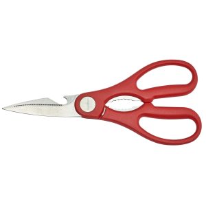 Stainless Steel Kitchen Scissors 8″ Red