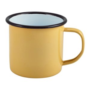 Enamel Mug Yellow 36cl/12.5oz QTY: 1