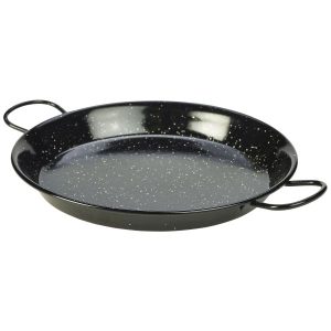 Black Enamel Paella Pan 30cm QTY:6