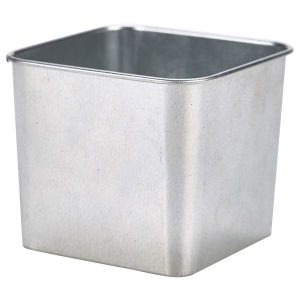 Galvanised Steel Square Tub 8 x 8 x 6cm QTY:12