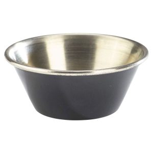 GenWare Black Stainless Steel Ramekin 43ml/1.5oz QTY:24