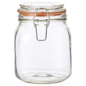 Genware Glass Terrine Jar 1L QTY:6
