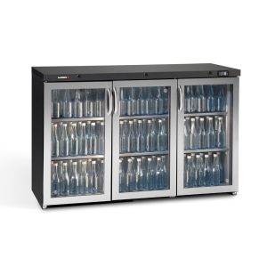 Gamko Bottle Cooler – Triple Hinged Door 315 Ltr Stainless Steel MG3