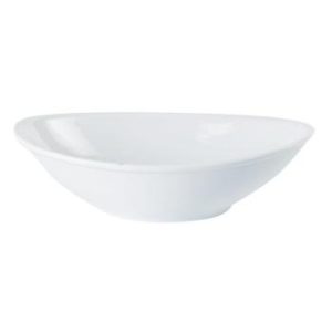 Porcelite Oval Salad Bowl 25x17cm/10″x6.75″ 80cl/28oz QTY: 6