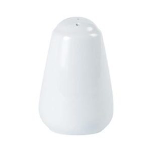 Porcelite Traditional Pepper Pot 8cm/3″ QTY: 6