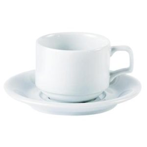 Porcelite Stacking Cup 20cl/7oz QTY: 6
