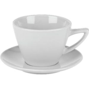 Simply Tableware White Conic Cup 12oz QTY: 6