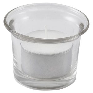 Glass Tealight Holder 50 X 50mm QTY:12