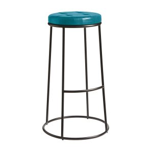 Max 75 – Black metal frame – Vintage Teal Seat