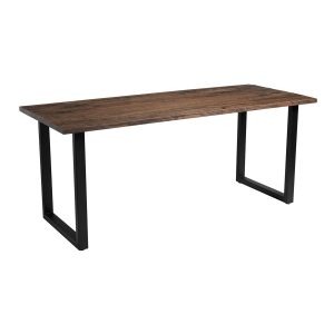Wentworth ‘Loop’ Dining Table – Black – Smoked- 180cmx75cm