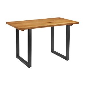 Wentworth ‘Loop’ Dining Table – Clear – Character Oak – 120cmx70cm