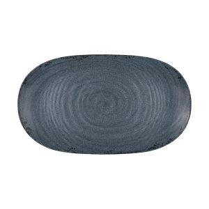Steelite Creations Pompeii Slate Platter 355.6×203.2mm (Box 12)(Direct)