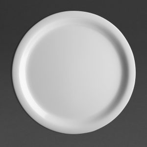 Kristallon Melamine Narrow Rimmed Plates 229mm (Pack of 12)