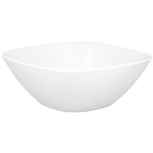 Kristallon Melamine Rounded Square Bowls 120mm (Pack of 6)