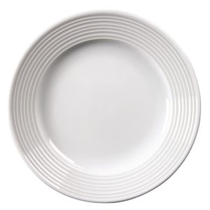 Olympia Linear Wide Rimmed Plates 150mm (Pack of 12)