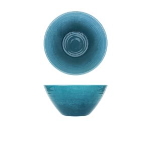 Light Blue Glazed Melamine Casablanca Bowl 20.5 x 9.5cm QTY:1