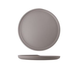Sand Brown Copenhagen Round Melamine Plate 28cm QTY:6