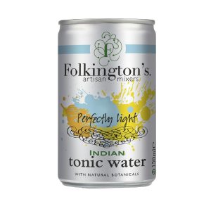Folkington’s Indian Light Tonic Water Can 150ml (Pack of 24)