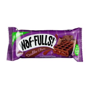 Waffulls! Dark Waffles – Double Choc 50g (Pack of 12)