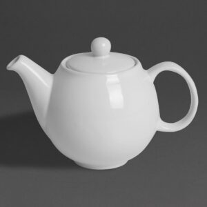 Olympia Café Teapot White 450ml (2 Pack)